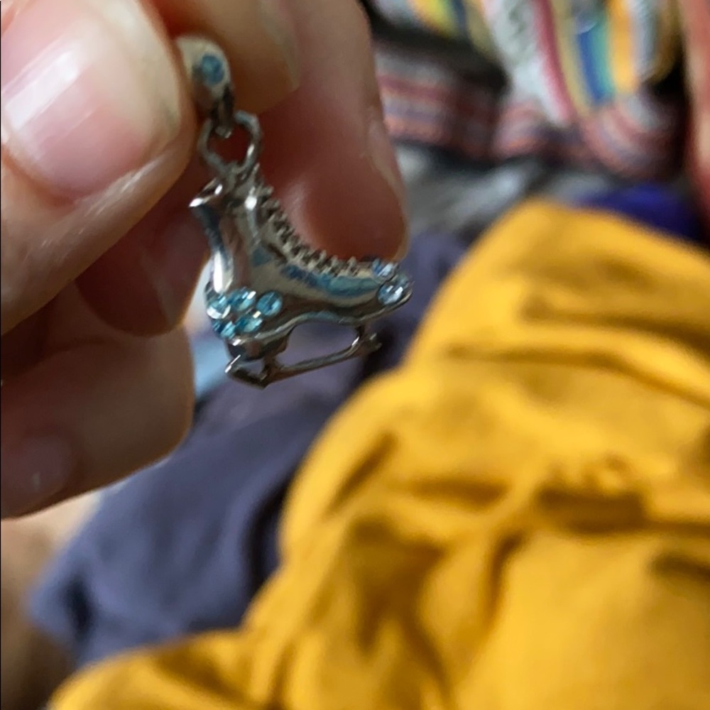 Ice skating charm